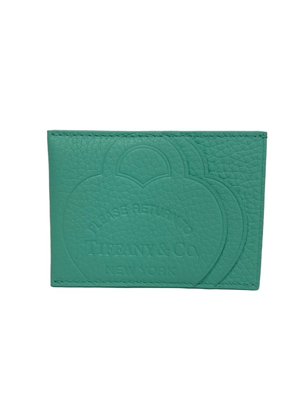 Tiffany & Co Card Case Return to Blue Leather